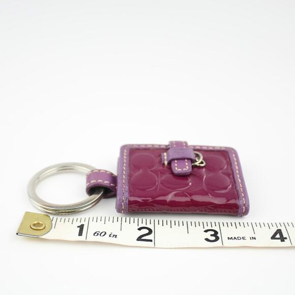 Coach Signature Embossed Mini  Photobook Keychain - Picture 5 of 5